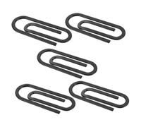 FOMIYES 5 Pièces Pince à Billets Acier Inoxydable Minimaliste Porte-Cartes pour Homme Porte-Monnaie Front Pocket Organisateur Compact Noir