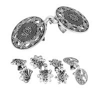 FOMIYES 5 Pièces Pinces à Pulls Alliage de Zinc Fermoirs pour Cardigans et Châles Supports Vierges pour Bracelets Pinces à Vêtements et Accessoires Boucle Vintage Pulls Fermoirs