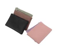 FOMIYES 5 Pièces Small Zip Purse Wallet Set Compact Zipper Money Pouch Versatile Card Holder and Change Bag Portable Organizer for Cash Coins Keys Unisex
