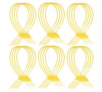 FOMIYES 50 Étiquettes D'expédition Imperméables en Plastique Jaune, Inscriptibles, 50 Pièces, Résistantes à L'usure, pour Logistique, Stockage et Identification Industrielle