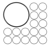 FOMIYES 50 Pièces Bracelet Élastique Femme en Silicone Noir | Surface Lisse, Extensible, Bracelet Silicone Adulte, Usage Créatif, Style Discret, Compatible Loisirs