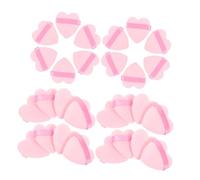 FOMIYES 50 pièces Éponges Fond de Teint Matifiantes Rose pour Maquillage Visage Applicateurs Pressée et Texture Confortable et Uniforme pour Finition Professionnelle