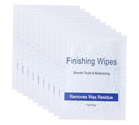 FOMIYES 50 pièces Lingettes Nettoyantes pour Cire Épilatoire Élimination des Résidus de Cire et Sûres pour Peau Après Épilation Lingettes Pratiques pour Nettoyage Complet et Peau