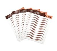 FOMIYES 5feuilles Lot De Tatouages Pour Sourcils Autocollants Pour Soin Et Maquillage Des Sourcils