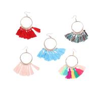 FOMIYES 5paires Lot De Boucles Oreilles Pompons Accessoires Décontractés Anniversaire Femmes