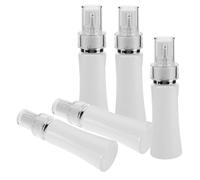 FOMIYES 5pièces Flacons Pompe De Voyage Lot Pour Cosmétiques Liquide Shampoing Lotion Avec Bouchon à Pression Pour Distribution Contrôlée Et Prévention Des Fuites