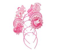 FOMIYES 5pièces Lot De Bandeaux Ruban Pour Sensibilisation Au Cancer Du Sein Accessoires Pour Cheveux Et Décoration De Fête Pour Femmes