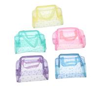 FOMIYES 5pièces Trousse de Rangement pour Cosmétiques Pochette à Cosmétiques Trousse de Toilette Portable pour Voyages