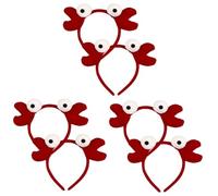 FOMIYES 6 Pièces Bandeaux de Cheveux Crabe Rouge pour Halloween Tête Cosplay Accessoires Fête Déguisement Carnaval