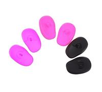 FOMIYES 6 Pièces Cache-oreilles Cérumen Appareil Bouchon D'oreille De Pour Les Cheveux Laveur De Visage De Masque Scrubber Porte- Prise Écouteurs De Silice
