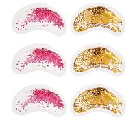 FOMIYES 6 Pièces Patchs Rafraîchissants Pour Yeux Masques Pour Yeux Masque De Gel à Paillettes Lot De Patchs Rafraîchissants Forme De u Couleurs Assorties
