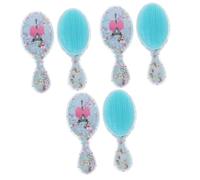 FOMIYES 6 Pièces Peigne de dessin animé ovale brosse à cheveux fille brosse démêlante hair charms hair toppers brosse à cheveux mouillés de voyage brosse à cheveux pour cheveux épais