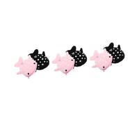 FOMIYES 6 Pièces Porte Peluche Requin Petit Sac Zippé pour Accessoires Compact et Portable pour Femmes et Fermeture Sécurisée
