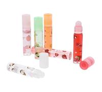 FOMIYES 6 pièces Set de Soin Hydratant pour Lèvres Saveur Fruitée avec Protection Transparente pour Lèvres Séches Maquillage Unisexe