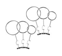 FOMIYES 6 Pièces Support D'expérience en Fer Argenté Pince de Laboratoire Résistante la Corrosion et Stable pour Travaux en Laboratoire de Chimie et Institutions de Recherche
