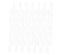 FOMIYES 60 Pièces Caps Silicone Transparent pour Pointe de Pince à Épiler Couvre Pointe Antidérapant pour Extensions de Cils et Pince à Greffer Accessoire Compact et