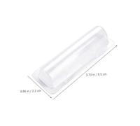 FOMIYES 60 pièces Transparent Plastic Lip Balm Holders with Window PVC Money Cash Pouches for Creative DIY Packaging and Easy Access