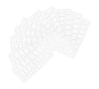 FOMIYES 60feuilles Pastilles Adhésives Double Face pour Ongles Stickers Adhésifs à Appliquer par Pression pour Fêtes Festivals Manucures Express