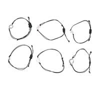 FOMIYES 6pièces Lot De Bracelets Tissés Corde Bracelets De Cheville Pour Amitié Et Relations De Couple