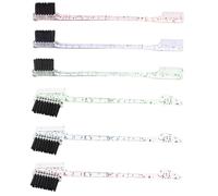 FOMIYES 6pièces Pinceaux Sourcils Double Embout Brosse Petite Brosse Multi-usages Peignes Coiffage Sourcils Et Ligne Des Cheveux Pour Maquillage Et Soin Beauté