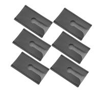 FOMIYES 6pièces Protège-tête De Rasoir Cuir Pu Étui De Voyage Pour Rasoir De Sécurité Pochette De Rangement Pour Homme Housse Pour Têtes De Double Lame