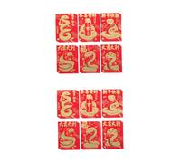 FOMIYES 72 Pièces Envelopes Year Of The Snake Embossed Chinese Year Lucky Money Packets For Weddings And Lunar Festival Celebrations