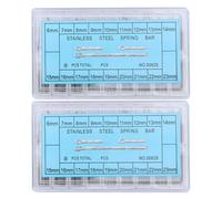 FOMIYES 720 Pièces Barres Ressort Acier Inoxydable pour Réparation de Bracelet Montre Assortiment Goupilles Fendues Outils de pour Atelier