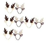 FOMIYES 8 Pièces bandeau en bois de hair charms hair toppers bandeau en bois de renne accessoires pour en s de décors de de s de noël coiffes de noël