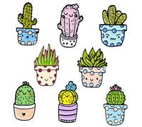 FOMIYES 8 Pièces Broches de Cactus Amusantes pour Vêtements Épingles à Émail Colorées pour Accessoires de Mode et Décorations de Sac