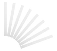 FOMIYES 8 Pièces Étui de Sécurité, Manchon PVC Blanc 9,25 Pouces | Lames Crantées, Garde la Lame Propre, Nettoyage Facile, Usage en Boulangerie et Cuisine