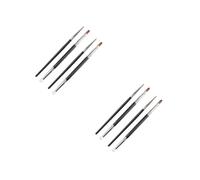 FOMIYES 8 Pièces Pinceaux Correcteurs Double Embout Portables Éponges Concealer pour Taches et Imperfections Kit Maquillage pour Voyage et Usage