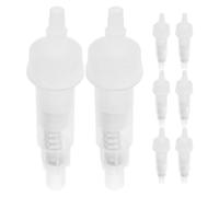 FOMIYES 8 Pièces Pompe de Remplacement pour Distributeur de Liquide Durable et Facile à Utiliser pour Shampooing Lotion Huile et Adaptée Salle de Bain Buanderie