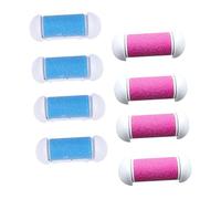 FOMIYES 8 pièces Têtes de Remplacement pour Râpe à Pédicure Exfoliants Durables pour Callosités et Peau Morte Accessoires pour Soin des Kit de Rénovation Naturelle