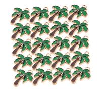 FOMIYES 80 Pièces Pendentifs Forme De Palmier Pour Bijoux Tropicaux Breloques Style Hawaïen Pour Colliers Et Porte-clés Alliage De Zinc