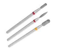 FOMIYES 9pièces Embouts de Ponceuse à Ongles Russes Têtes de Ponçage pour Manucure Accessoires de Rechange pour Machine à Limer les Ongles