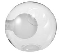 FOMIYES Abat-jour Double Couche en Verre Sphérique 12 Cm Diamètre Triple Encastrement, Protège-ampoule G9 Compatible, Abat-jour de Remplacement pour Plafonniers Décoratifs en Verre