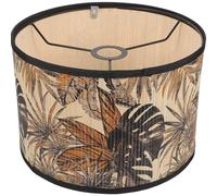 FOMIYES Abat-jour en Bambou Imprimé Teinte Claire, Abat-jour de Rechange Léger pour Lampe Suspendue ou Applique Murale, Accessoire Décoratif pour Salon et Chambre, Design Simple