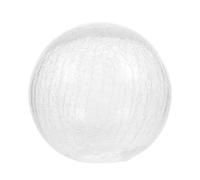 FOMIYES Abat-Jour en Verre Craquelé pour Lampes Suspendues, Couvercle Transparent Seul Trou, Adapté pour Décorations Modernes