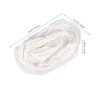 FOMIYES Absorbant Makeup Cotton Rolls pour Salon Coils Sans Peluches Doux pour Manucure Permanente et Teinture des Cheveux Soins de Beauté et DIY