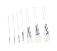 FOMIYES Accessoires De Maquillage Ensemble De 7 Pinceaux En Silicone Manche En Acrylique Pinceau À Fond De Teint Pour Masque Facial Soins De La Peau