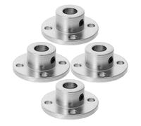 FOMIYES Accouplement à Bride Rigide 8 MM en Métal Haute Dureté 4 Pièces Support D’Arbre de Guidage pour Modèles Réduits Radiocommandés Connecteur Industriel Compatible Automatisation et