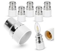 Fomiyes Adaptateur Douille B22 Vers E14 Convertisseur De Culot D’Ampoule Pour Ampoule E14 Led 6 PièCes Pour Bureaux Couloirs Maisons Et Ateliers