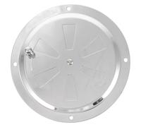 FOMIYES Aérateur Marin en Acier Inoxydable 316, Plaque de Ventilation Ronde 5 Pouces avec Bouton Latéral, Conduit D’aération Réglable pour Bateau, Barbecue et Usage Résidentiel