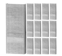 FOMIYES Agrafes Métalliques Robustes en Acier Inoxydable pour Mini Agrafeuse N°10, Lot de 12 Boîtes de 20 Pièces, Recharge pour Fournitures Bureau et Usage Scolaire Polyvalent