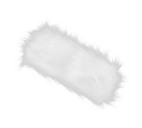 FOMIYES Anneau De Cheveux De Renard Filles Groupe Bonnets Caches Bandeau Duveteux Bonnet De Ski Élastique Flou Plus Chaud Pour Les Femmes Chapeaux Pour Femmes Tricoté Faux Blanche