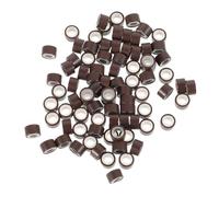 FOMIYES Anneaux à Cheveux sans Trace Volume Ajouté et Zéro Dommage en Silicone 5mm 1000 Pièces pour Extensions de Cheveux Accessoires Vie Quotidienne Fêtes