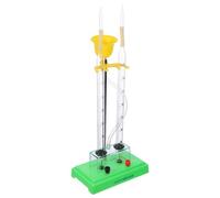 FOMIYES Appareil D’électrolyse de L’eau en Plastique pour Démonstration Scientifique, Unité Pédagogique de Production D’hydrogène ’oxygène, Matériel de Laboratoire Scolaire, Instrument