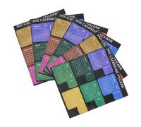 FOMIYES Autocollants Agenda 2025 Soi-Même 6 Feuilles X 3 Jeux Onglets Adhésifs Colorés pour Organisation Quotidienne Accessoires Pratiques pour Bloc-Notes et Planning