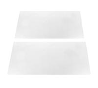 FOMIYES Autocollants Tableau Blanc Statique Effaçables à Sec 30X60 CM 2 Feuilles Réutilisables Papier Peint Mural pour École et Bureau Surface Lisse pour Écriture et Dessin sans Trace