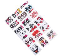 FOMIYES Autocollants Ventre de Maternité, 9 Feuilles Décoratives pour Photo Grossesse, Motifs Visage Variés, Accessoires Grossesse pour Future Maman, Utilisation Facile sans Résidu,